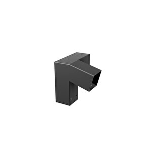 Iahşap 9 X 9 Köşe Meretek Çıkışı Sağ Aşağı 2 Derece 3 Kollu Pergole Braketi