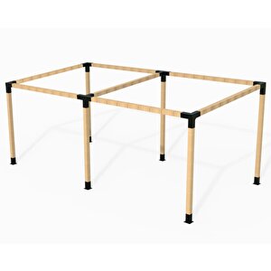 Iahşap Pergole Braket Seti 6 Ana Direkli Pergole Bağlantı Braket Seti