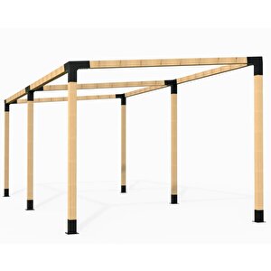 Iahşap Pergole Braket Seti 6 Ana Direkli Pergole Bağlantı Braket Seti