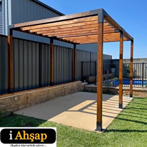 Iahşap Pergole Braket Seti 6 Ana Direkli Pergole Bağlantı Braket Seti