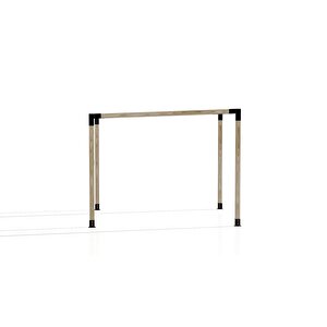Iahşap 2.4 X 3 Metre Pergole Braket Seti 4 Ana Direkli Üstü Açık Eğimli Pergole Braket Seti