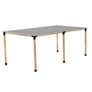 Iahşap 3x4.8 Metre Pergole Braket Seti 6 Ana Direkli Üstü Izgaralı Eğimli Trapezli Gölgelik