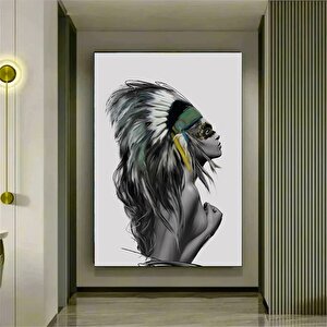 Yerli Amerikalı Tablosu; Kızılderili Kabile Duvar Sanatı; Yerli Amerikalı Kadın Sanatı; Hint Baskısı