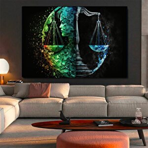 Adalet Terazisi Kanvas Sanatı. Adalet Dengesi Baskı Sanat Duvar Dekoru