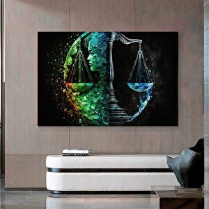 Adalet Terazisi Kanvas Sanatı. Adalet Dengesi Baskı Sanat Duvar Dekoru