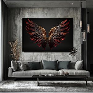 Soyut Melek Kanatları Poster; Kanvas 60x120 cm