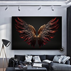 Soyut Melek Kanatları Poster; Kanvas