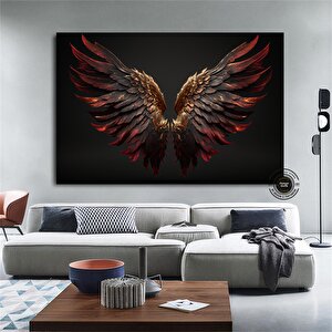 Soyut Melek Kanatları Poster; Kanvas