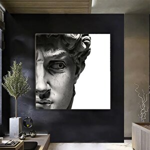 Apollon Dekor Posteri; İskandinav Siyah Beyaz Duvar Resmi; Modern Retro; Antik Roma Sütunu Figür Pos