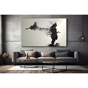 Samuray Adam Kanvası, Yırtıcı Temalı Asılmaya Hazır Samuray Tablosu