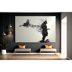 Samuray Adam Kanvası, Yırtıcı Temalı Asılmaya Hazır Samuray Tablosu
