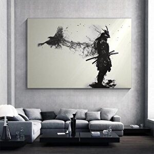 Samuray Adam Kanvası, Yırtıcı Temalı Asılmaya Hazır Samuray Tablosu