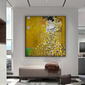 Gustav Klimt Kanvas; Emilie, Adele Ve Diğer Altın Kadın Portreleri 30x30 cm