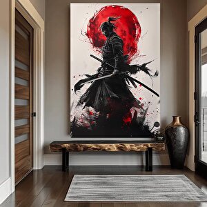 Samuray Sanatı, Samuray Kanvas Baskısı, Samuray Resmi, Samuray Duvar Sanatı, Japon Samuray Resmi