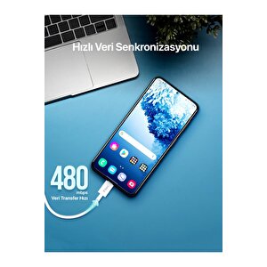 120cm 2a Hızlı Şarj Type-c Samsung Huawei Xiaomi Oppo Uyumlu Şarj Ve Data Transfer Kablosu