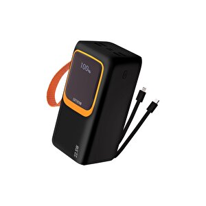 50.000 Mah Prime Dijital Göstergeli Fener Hızlı Şarj  Çoklu Kablo Powerbank,taşınabilir Şarj Cihazı