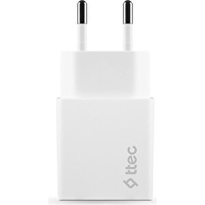 Smartcharger Duo 2.4a Seyahat Sarj Aleti Cift Usb+ Lightning Ve Micro Kablo Beyaz 2scs21db