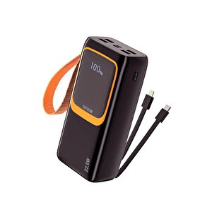 30.000 Mah Powerbank Pd Hızlı Şarj Type C Kablolu Fenerli 20000 Powerbank