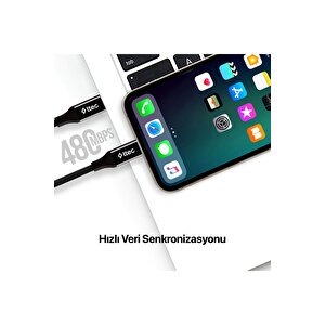 Usb-c - Lightning Hızlı Şarj Kablosu 150cm 2dk41 Ttec Alumicable Halat Kablo