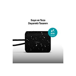 Tempo Ipx6 Dereceli Suya Ve Toza Dayanıklı Taşınabilir Bluetooth 5.1 Kablosuz Hoparlör