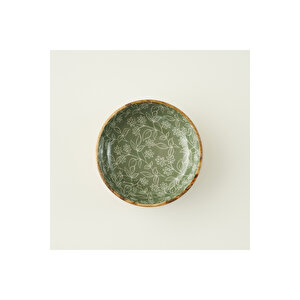 Floral Mango Sunum Kasesi Yeşil (20x6 Cm) Yeşil