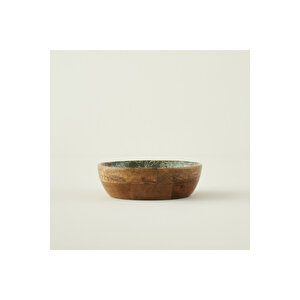 Floral Mango Sunum Kasesi Yeşil (20x6 Cm) Yeşil