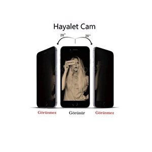 Poco X6 Pro Mat Hayalet Ekran Koruyucu Privacy Tam Kaplayan Kırılmaz Cam Seramik Ekran Koruyucu