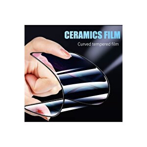 Vivo Y17 Y17s Ekran Koruyucu Seramik Nano Cam Esnek Tam Kaplayan Kırılmaz Cam Ekran