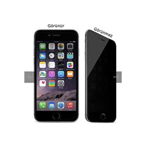 Iphone 7 8 Se Mat Hayalet Ekran Gizli Privacy Tam Kaplayan Kırılmaz Cam Seramik Ekran Koruyucu Siyah