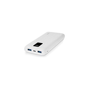 Powerslim Trio Lcd 10.000mah Pd 22,5w Dahili Kablolu Taşınabilir Şarj Aleti / Powerbank
