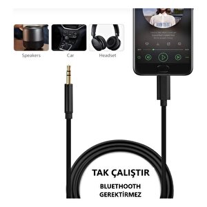 Samsung Galaxy S24 Ultra S24 S24 Plus S24 Fe Aux Kablo Type C Aux Kablo Tak Çalıştır Dac Çipli
