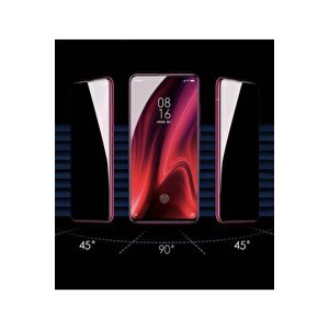 Oppo A16 Uyumlu Hayalet Ekran Privacy Gizlilik Tam Kaplayan Kırılmaz Koruyucu Cam