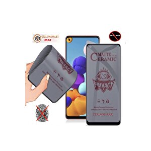 Oppo Reno 5 Lite Mat Hayalet Ekran Privacy Tam Kaplayan Kırılmaz Seramik Nano Ekran Koruyucu