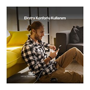 Type-c - Lightning Hızlı Şarj Kablosu 150cm.