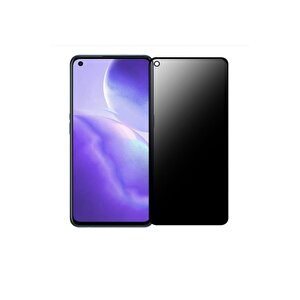 Oppo A74 Mat Hayalet Ekran Gizli Privacy Tam Kaplayan Kırılmaz Cam Seramik Nano Ekran Koruyucu