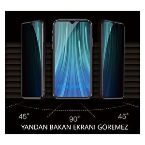 Vivo Y35 Mat Hayalet Privacy Tam Kaplayan Kırılmaz Cam Seramik Nano Ekran Koruyucu