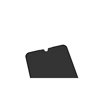 Xiaomi Redmi Note 8 Siyah Gizlilik Filtreli Privacy Hayalet Ekran Koruyucu Yanlardan Ekran Görünmez