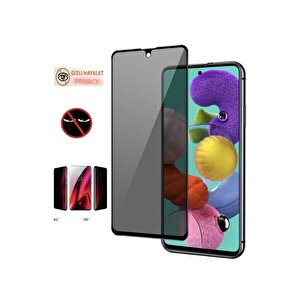 Samsung S22 Hayalet Ekran Koruyucu Privacy Gizlilik Filitreli Tam Kaplayan Kırılmaz Cam
