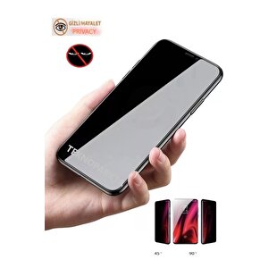 Samsung S22 Hayalet Ekran Koruyucu Privacy Gizlilik Filitreli Tam Kaplayan Kırılmaz Cam