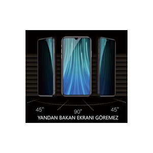 Samsung S22 Hayalet Ekran Koruyucu Privacy Gizlilik Filitreli Tam Kaplayan Kırılmaz Cam