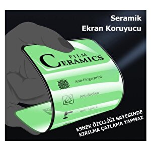 Vivo Y21s Ekran Koruyucu Seramik Nano Cam Esnek Tam Kaplayan Kırılmaz Cam Ekran