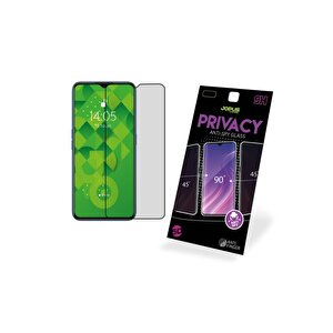 Oppo A5 2020 Hayalet Ekran Privacy Görünmez Gizli Tam Kaplayan Kırılmaz Cam