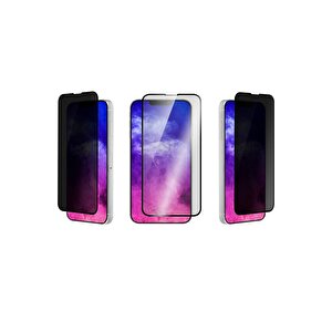 Iphone 13 Mini Hayalet Privacy Gizlilik Filitreli Görünmez Tam Kaplayan Kırılmaz Cam Ekran Koruyucu