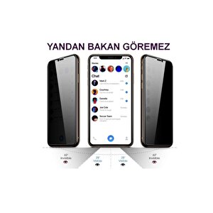 Xiaomi Poco X3 Nfc Hayalet Ekran Privacy Gizlilik Tam Kaplayan Kırılmaz Koruyucu Cam