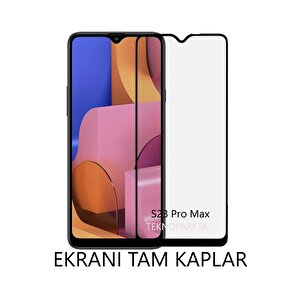 Reeder S23 Pro Max Ekran Koruyucu Kırılmaz Cam Parlak Tam Kaplar