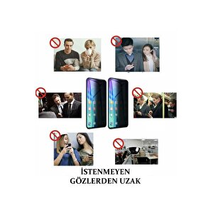 Vivo Y22s Mat Hayalet Privacy Tam Kaplayan Kırılmaz Cam Seramik Nano Ekran Koruyucu