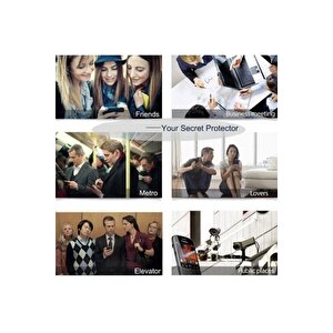 Oppo Ax7 A12 A5s Hayalet Cam Privacy Gizlilik Filitreli Kavisli Tam Kaplayan Ekran Koruyucu