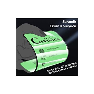 Realme 6 Ekran Koruyucu Seramik Nano Cam Esnek Tam Full Kaplayan Kırılmaz