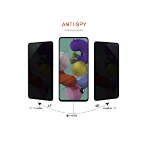 Vivo V21e Hayalet Privacy Gizlilik Filitreli Görünmez Tam Kaplayan Kırılmaz Cam Ekran Koruyucu