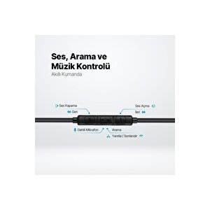 2kmm14s Kablolu Kulak İçi̇ Kulaklik Si̇yah